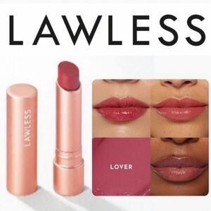 New! LAWLESS Forget The Filler Lip Plumping Tinted Balm Stick in LOVER